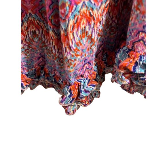 ๐ 2/$20 ๐ Colorful Printed Women's Rayon Skirt XL By Cb - Picture 3 of 5